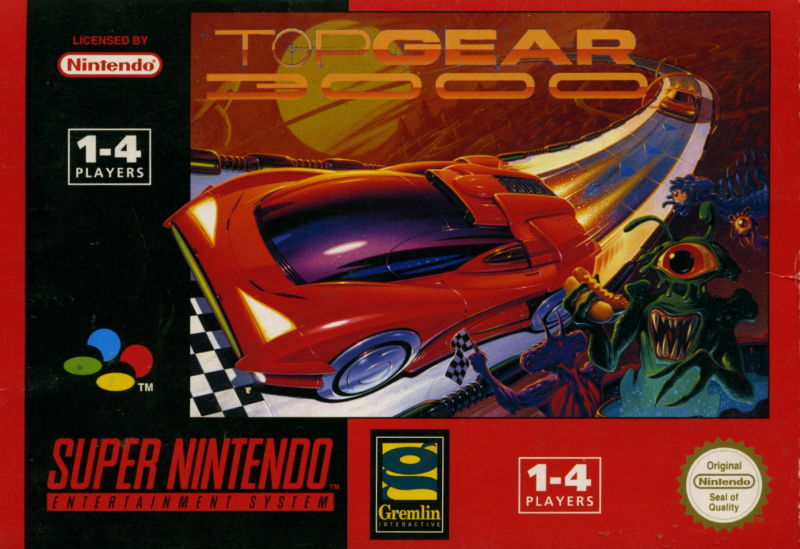 Front cover of Top Gear 3000 for Super Nintendo