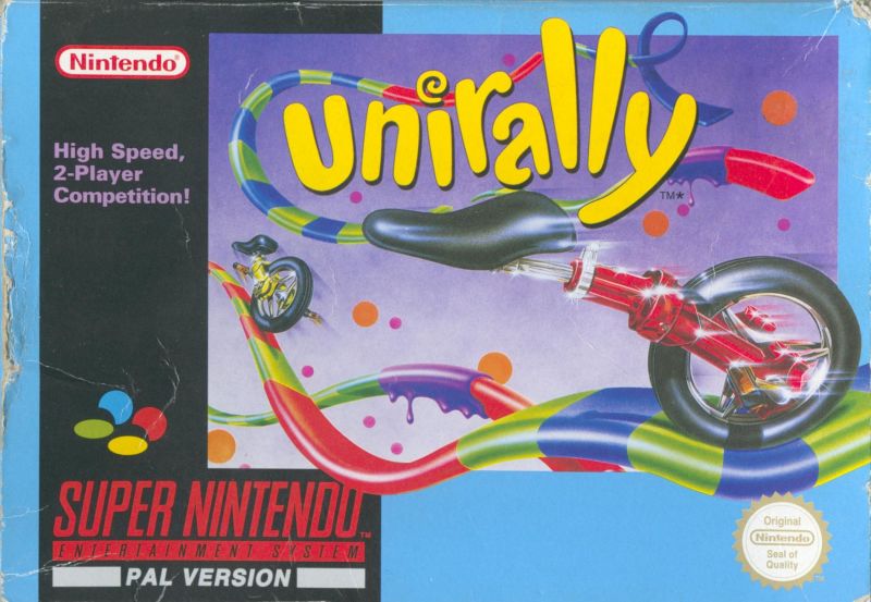 Front cover of Uniracers for Super Nintendo