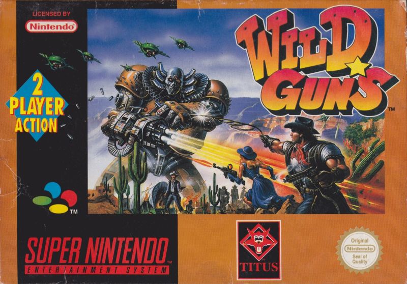 Front cover of Wild Guns for Super Nintendo