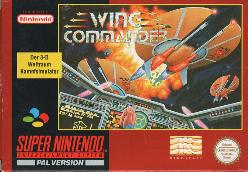 Front cover of Wing Commander for Super Nintendo