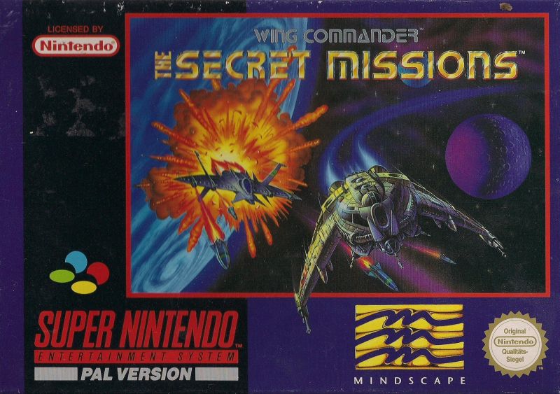 Front cover of Wing Commander: The Secret Missions for Super Nintendo