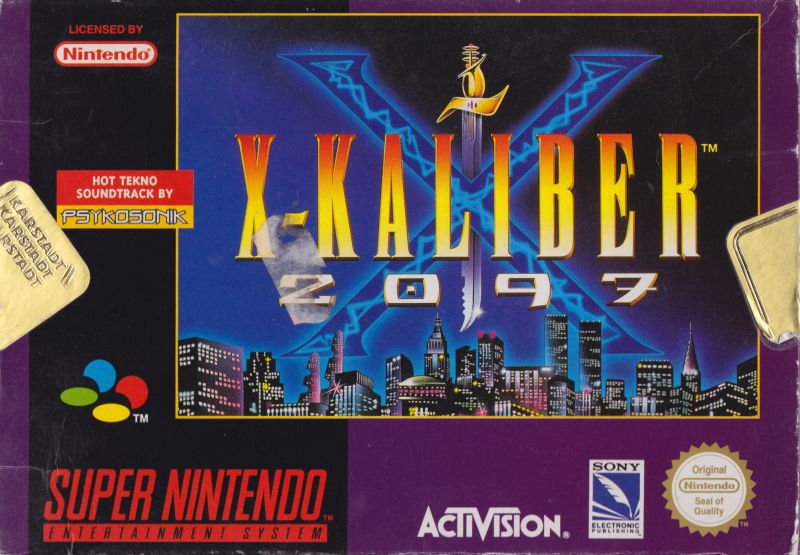 Front cover of X-Kaliber 2097 for Super Nintendo