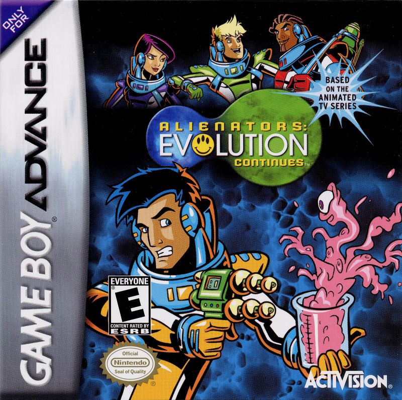 Front cover of Alienators: Evolution Continues for Game Boy Advance