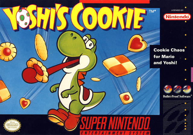 Front cover of Yoshi's Cookie for Super Nintendo