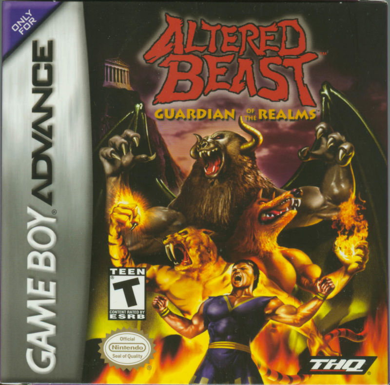 Front cover of Altered Beast: Guardian of the Realms for Game Boy Advance