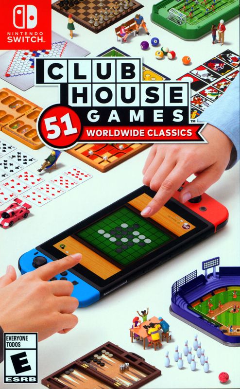 Front cover of Clubhouse Games: 51 Worldwide Classics for Nintendo Switch