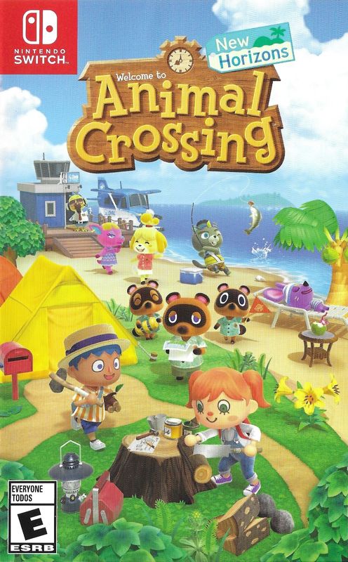 Front cover of Animal Crossing: New Horizons for Nintendo Switch