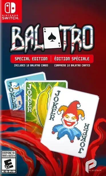 Front cover of Balatro for Nintendo Switch