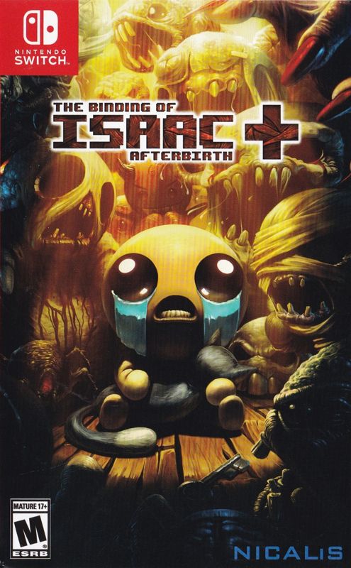 Front cover of The Binding of Isaac: Afterbirth+ for Nintendo Switch