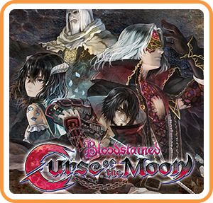 Front cover of Bloodstained: Curse of the Moon for Nintendo Switch