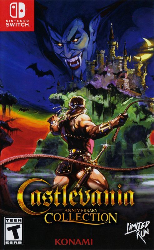 Front cover of Castlevania: Anniversary Collection for Nintendo Switch