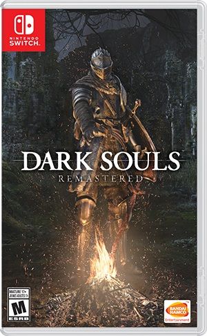 Front cover of Dark Souls: Remastered for Nintendo Switch