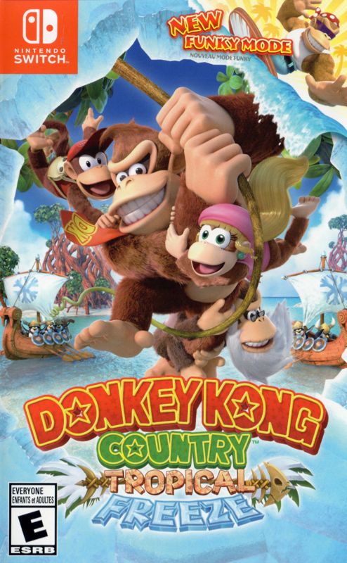 Front cover of Donkey Kong Country: Tropical Freeze for Nintendo Switch