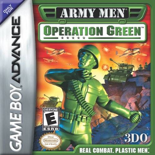 Front cover of Army Men: Operation Green for Game Boy Advance