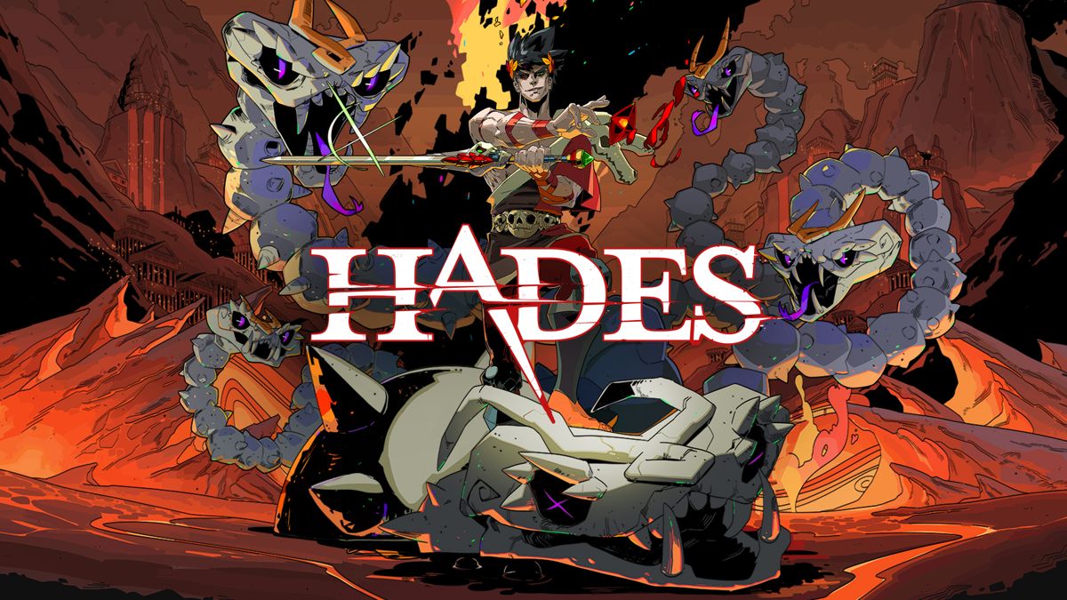 Front cover of Hades for Nintendo Switch