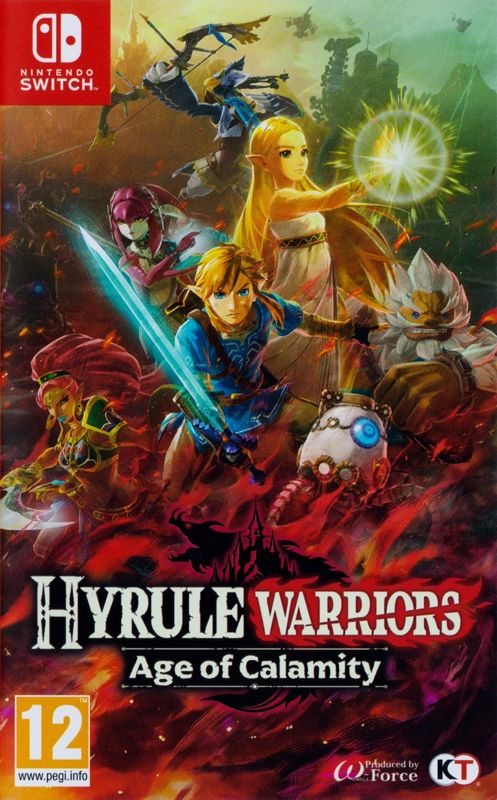 Front cover of Hyrule Warriors: Age of Calamity for Nintendo Switch