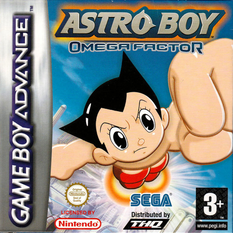 Front cover of Astro Boy: Omega Factor for Game Boy Advance