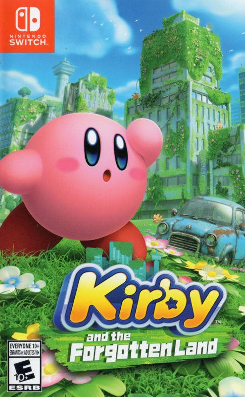 Front cover of Kirby and the Forgotten Land for Nintendo Switch