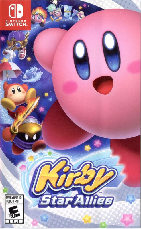 Front cover of Kirby Star Allies for Nintendo Switch