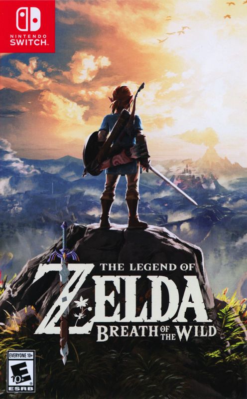Front cover of The Legend of Zelda: Breath of the Wild for Nintendo Switch