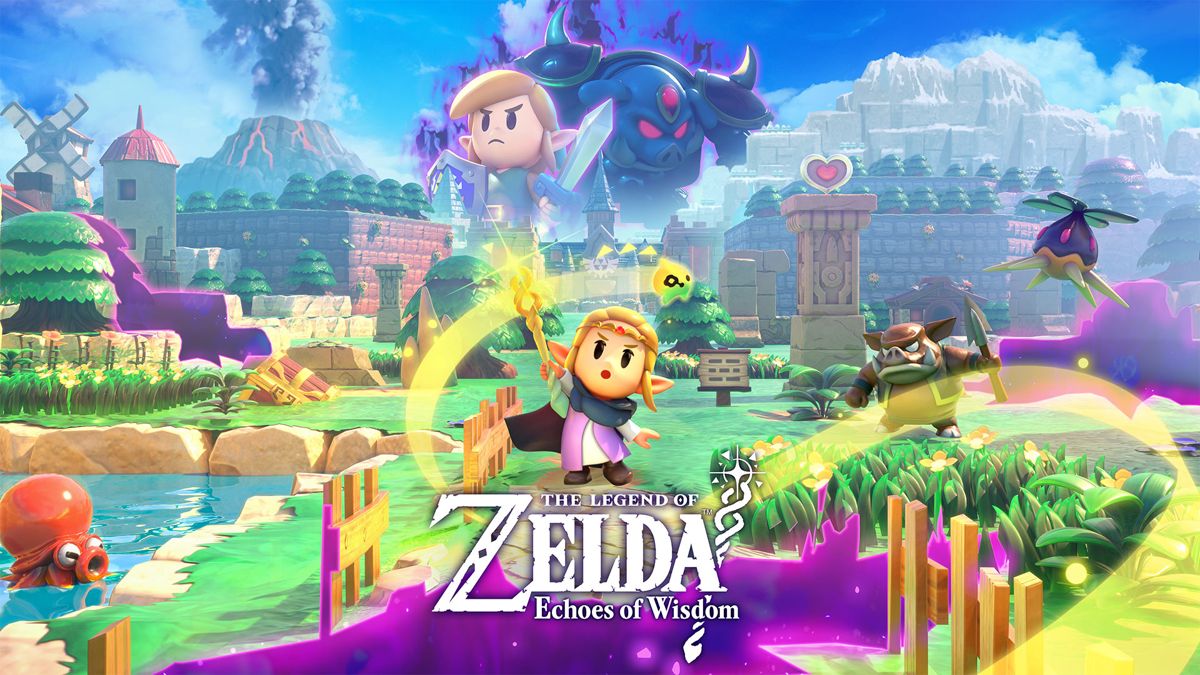 Front cover of The Legend of Zelda: Echoes of Wisdom for Nintendo Switch