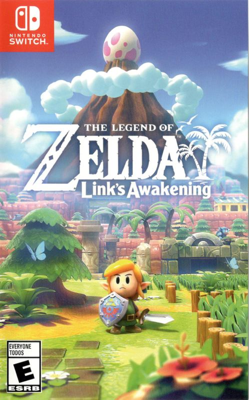 Front cover of The Legend of Zelda: Link's Awakening for Nintendo Switch