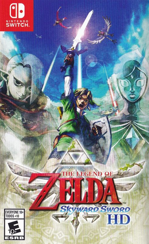 Front cover of The Legend of Zelda: Skyward Sword for Nintendo Switch