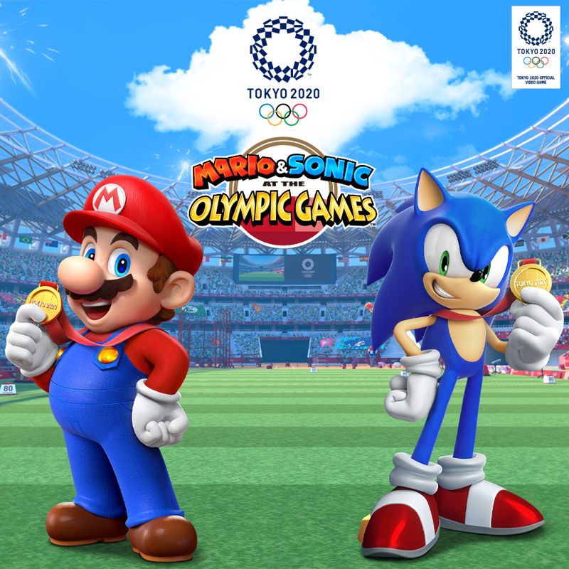 Front cover of Mario & Sonic at the Olympic Games: Tokyo 2020 for Nintendo Switch
