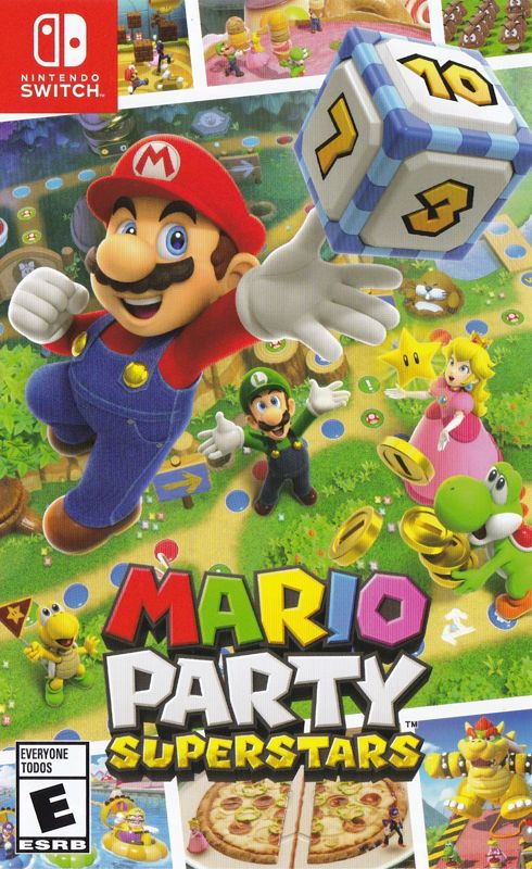 Front cover of Mario Party Superstars for Nintendo Switch