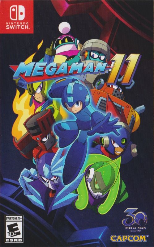 Front cover of Mega Man 11 for Nintendo Switch