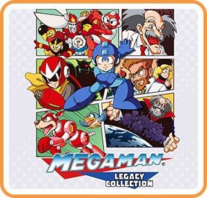 Front cover of Mega Man: Legacy Collection for Nintendo Switch