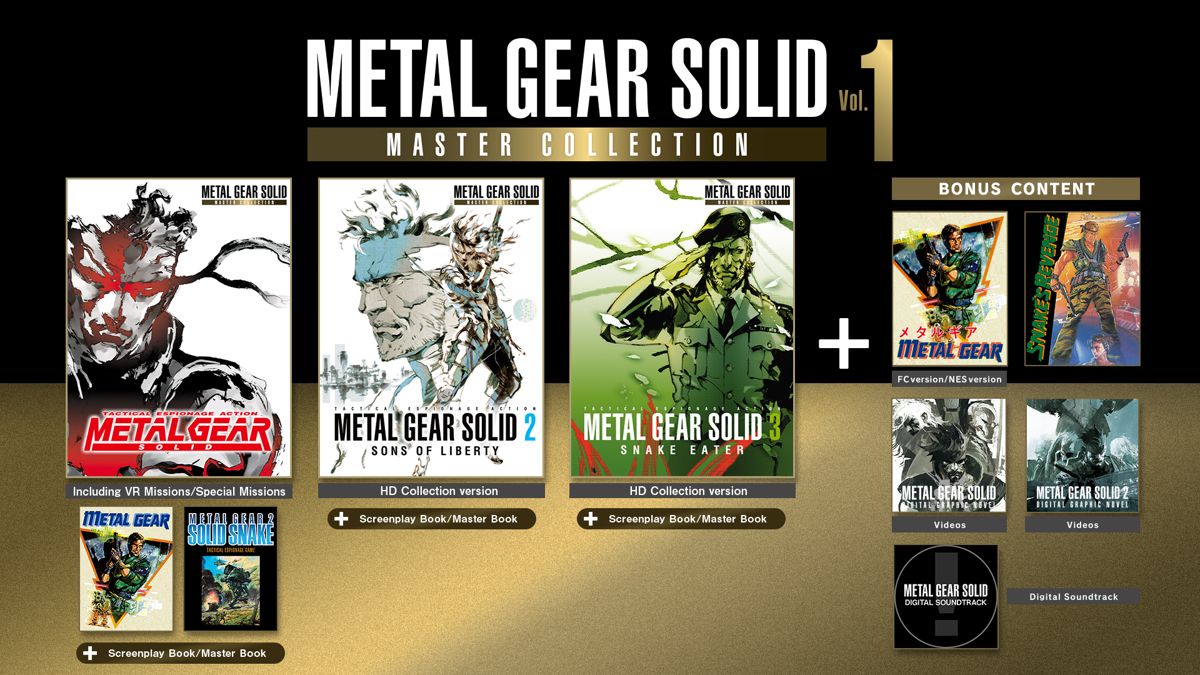 Front cover of Metal Gear Solid: Master Collection Vol.1 for Nintendo Switch