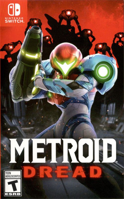 Front cover of Metroid Dread for Nintendo Switch