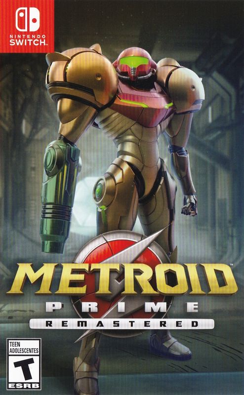 Front cover of Metroid Prime: Remastered for Nintendo Switch