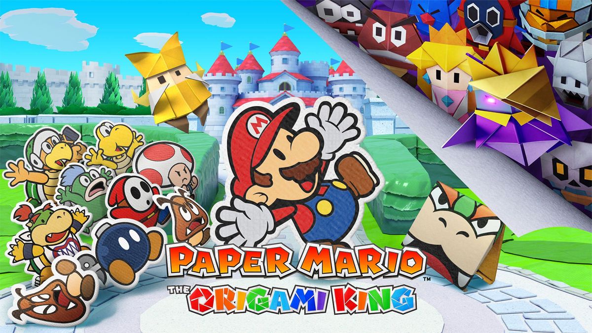 Front cover of Paper Mario: The Origami King for Nintendo Switch