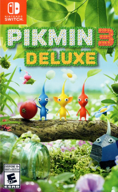 Front cover of Pikmin 3 Deluxe for Nintendo Switch