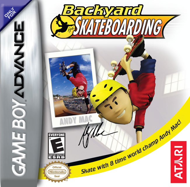 Front cover of Backyard Skateboarding for Game Boy Advance