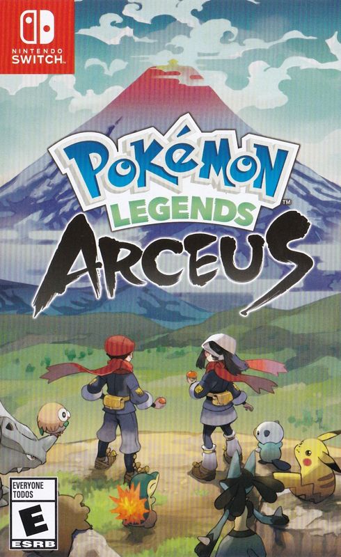 Front cover of Pokémon Legends: Arceus for Nintendo Switch