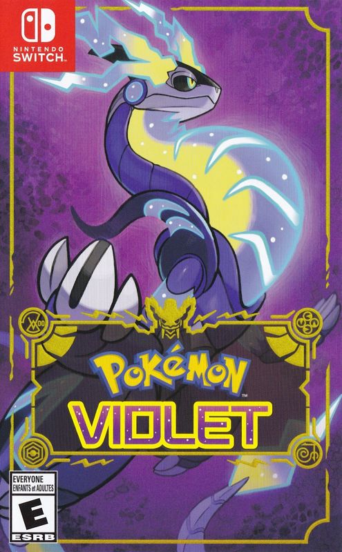 Front cover of Pokémon Violet for Nintendo Switch