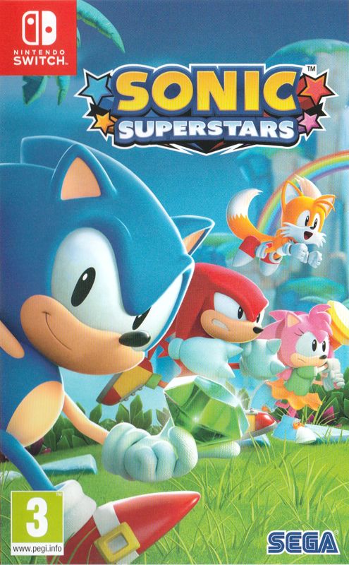 Front cover of Sonic Superstars for Nintendo Switch