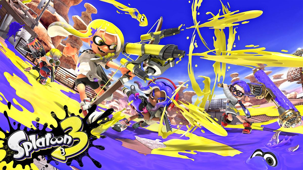Front cover of Splatoon 3 for Nintendo Switch