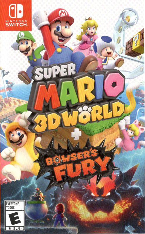 Front cover of Super Mario 3D World + Bowser’s Fury for Nintendo Switch