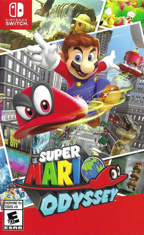 Front cover of Super Mario Odyssey for Nintendo Switch