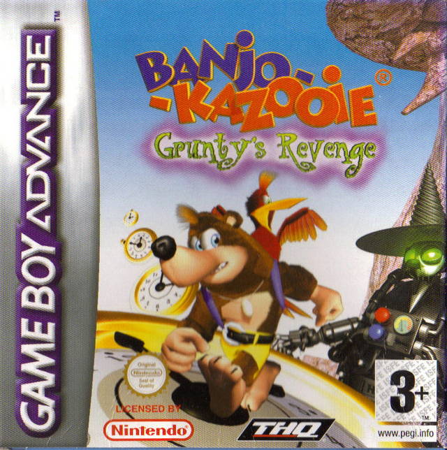Front cover of Banjo-Kazooie: Grunty's Revenge for Game Boy Advance