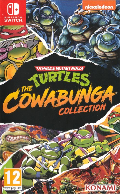 Front cover of Teenage Mutant Ninja Turtles: The Cowabunga Collection for Nintendo Switch