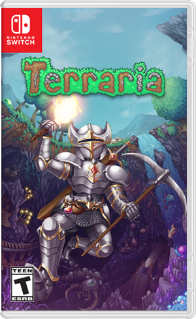 Front cover of Terraria for Nintendo Switch