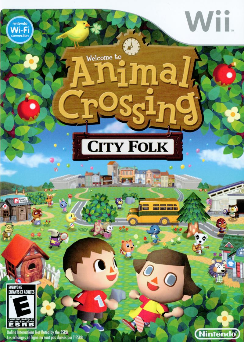 Front cover of Animal Crossing: City Folk for Nintendo Wii