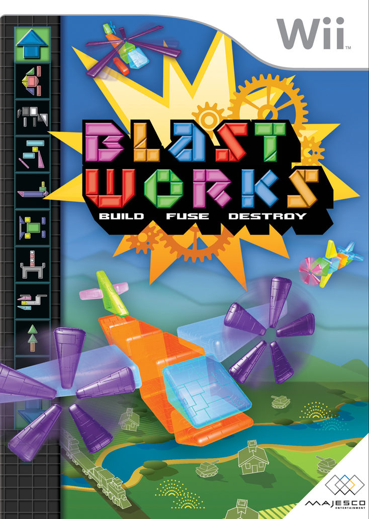 Front cover of Blast Works: Build, Trade, Destroy for Nintendo Wii