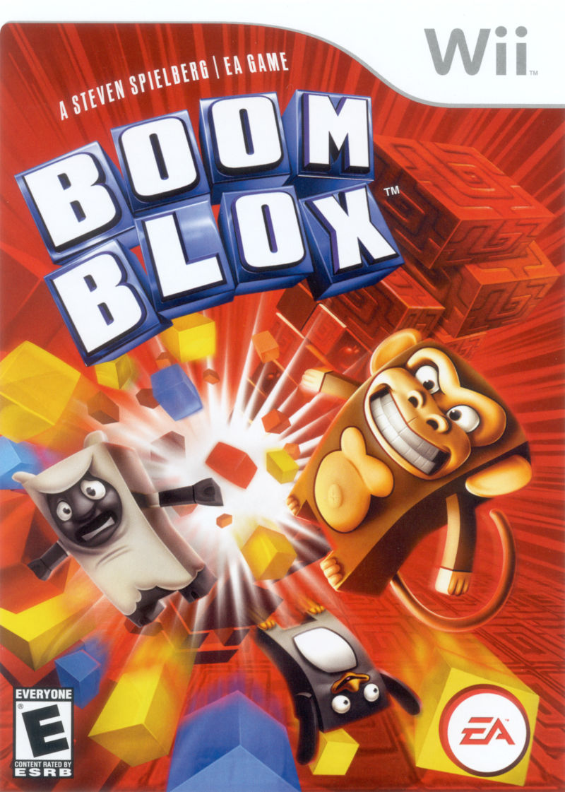 Front cover of Boom Blox for Nintendo Wii