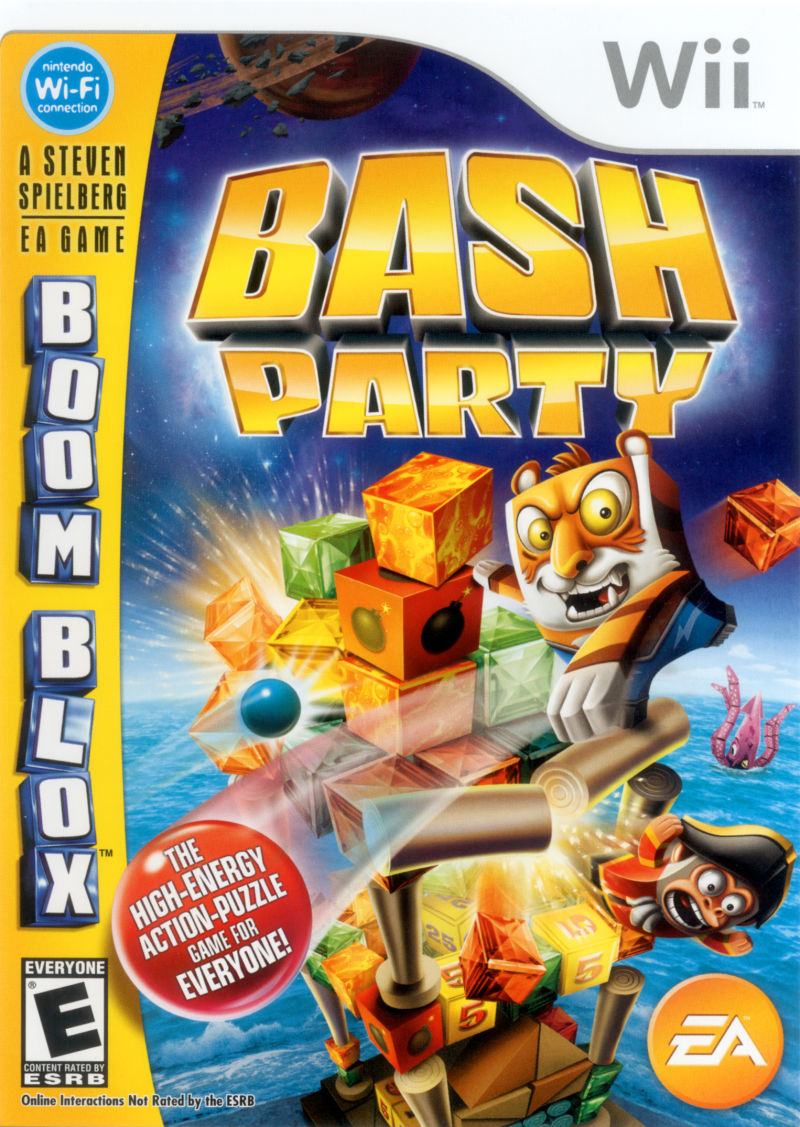 Front cover of Boom Blox Bash Party for Nintendo Wii